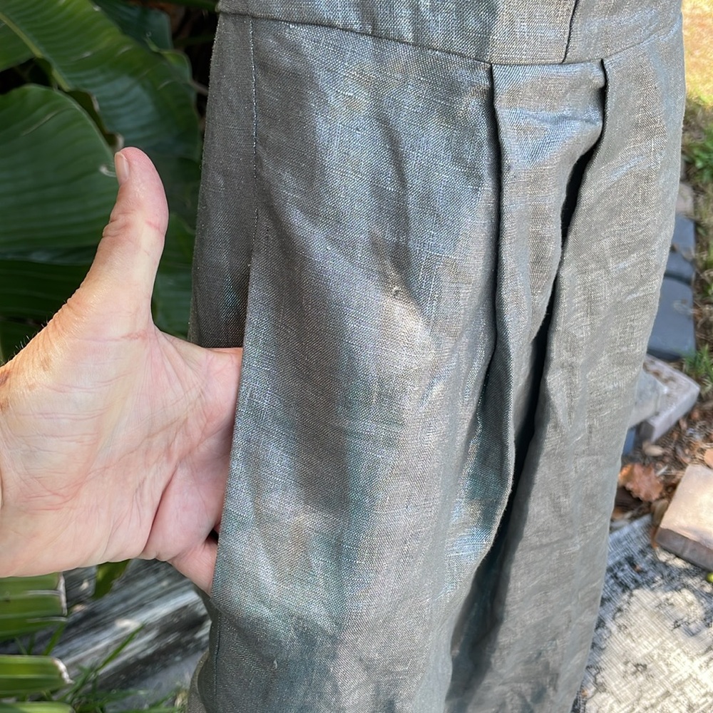Cynthia Steffe linen silver sundress - Picture 5 of 12